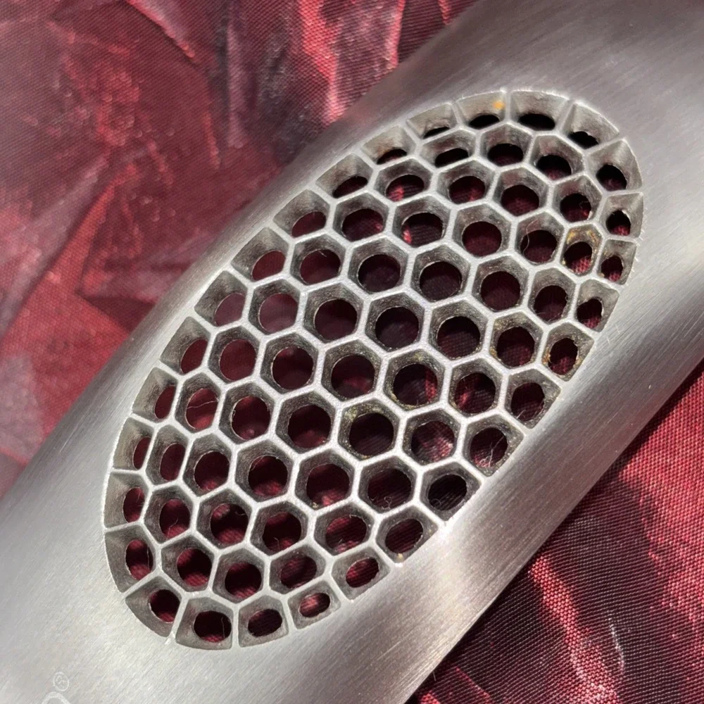 Joseph Joseph Garlic Rocker Crusher Mincer Press Brushed Stainless Steel EUC‎
